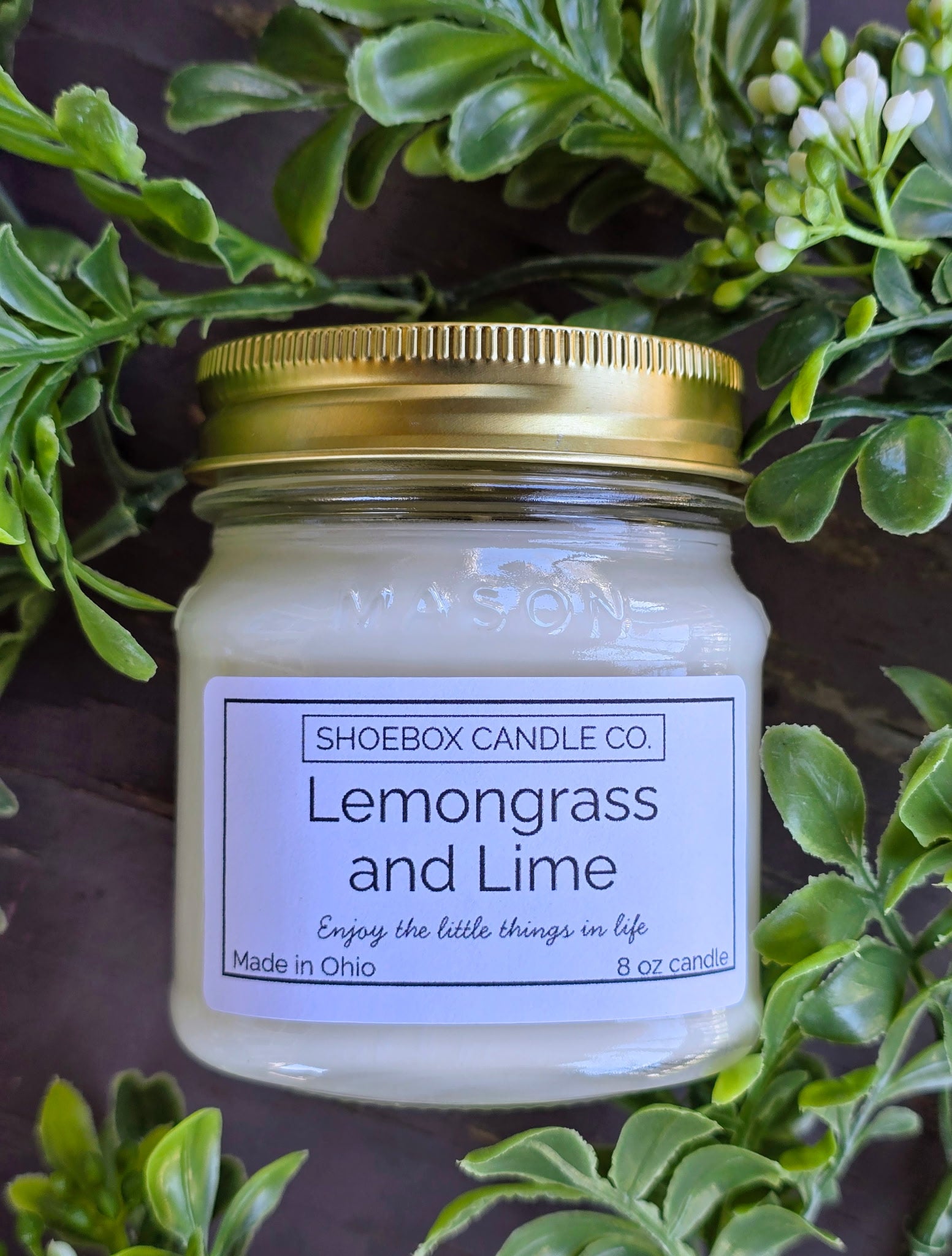 Lemongrass and Lime – Shoebox Candle Co.