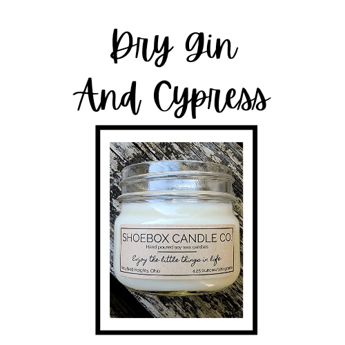 Dry Gin and Cypress - Shoebox Candle Co.