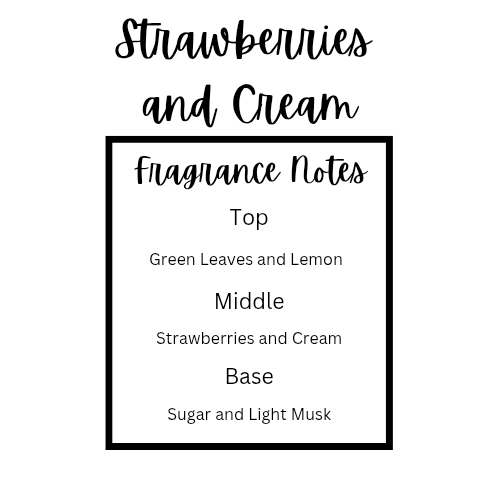 Strawberries and Cream - Shoebox Candle Co.