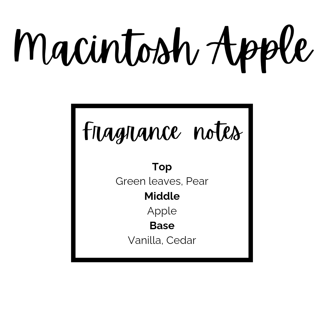 Macintosh Apple - Shoebox Candle Co.