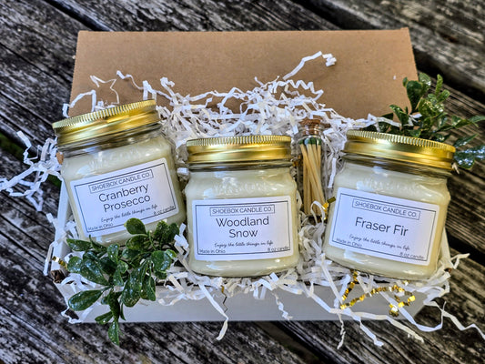 8 oz Candle Gift Set - Winter Edition