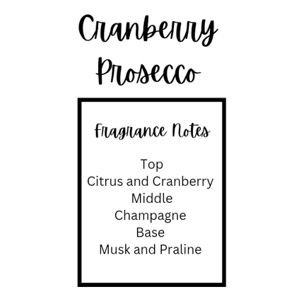 Cranberry Prosecco - Shoebox Candle Co.